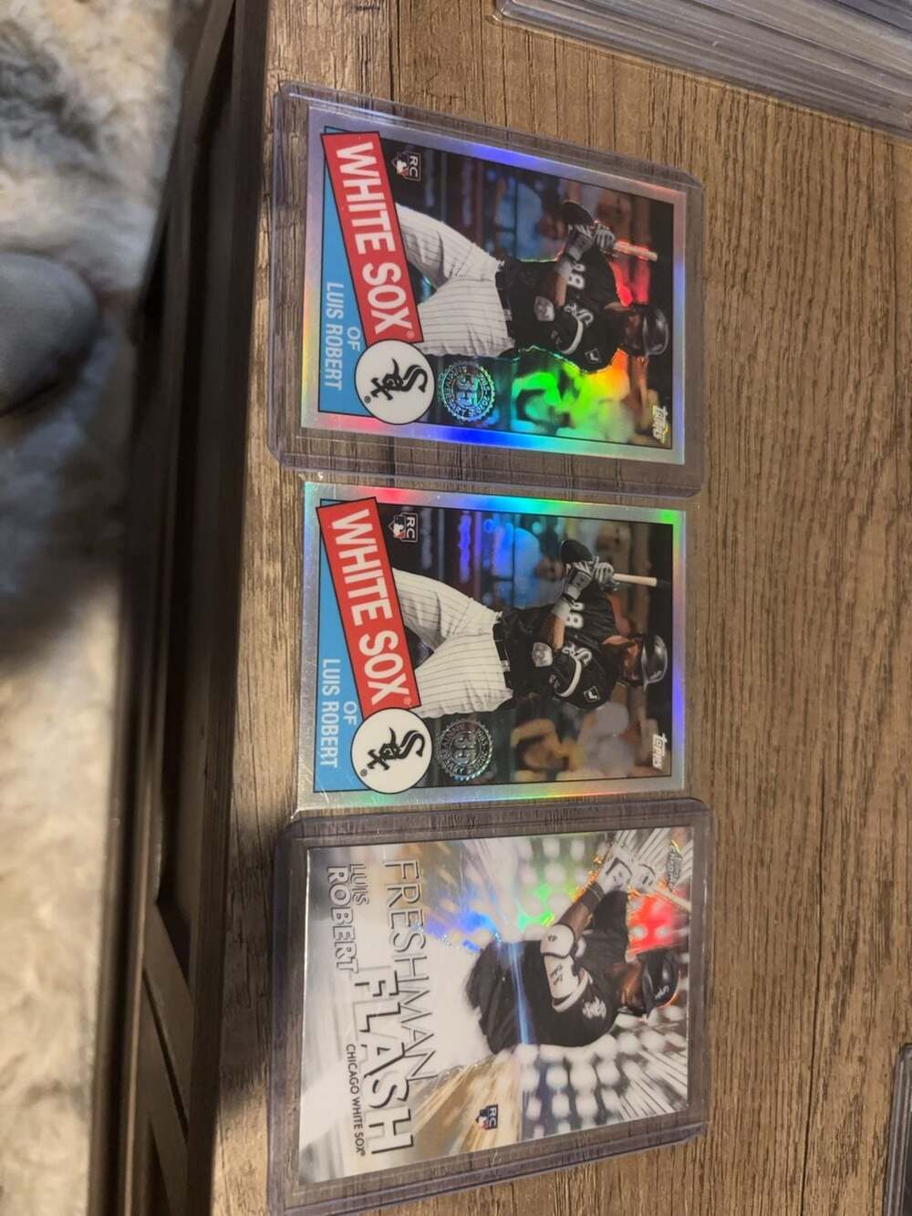 3-Card Lot Luis Robert 2020 Topps Rookie Cards:
